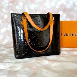 🔥Authentic Louis Vuitton Houston vernis tote bag